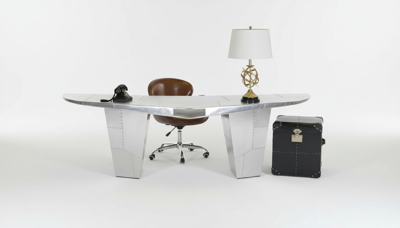 Schreibtisch Computer Tisch Bürotisch Alu Tische Flieger Arbeitszimmer