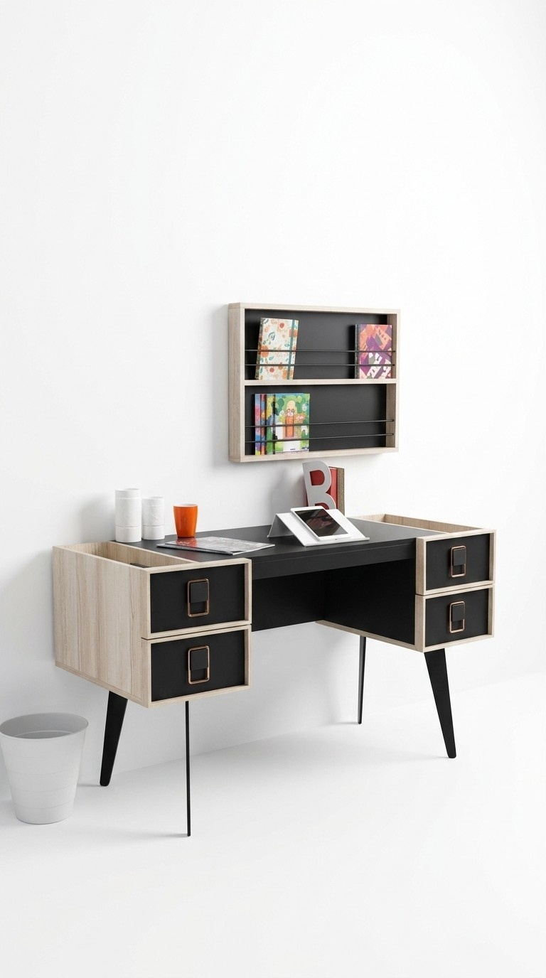 Schreibtisch Computertisch Möbel Jugendzimmer Tische Holz Schlafzimmer Möbel Neu