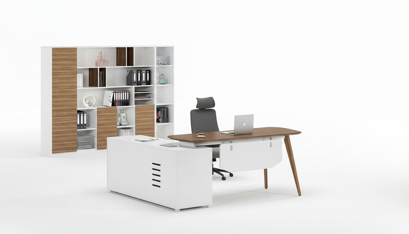 Schreibtisch Eckschreibtisch Computertisch Bürotisch Arbeitstisch Moderne