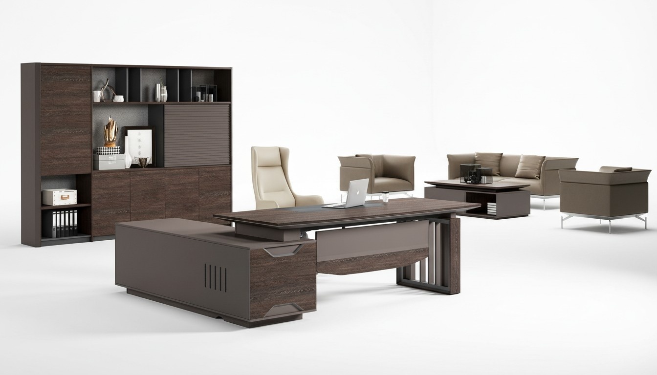 Schreibtisch Eckschreibtisch Computertisch Bürotisch Arbeitstisch Firma