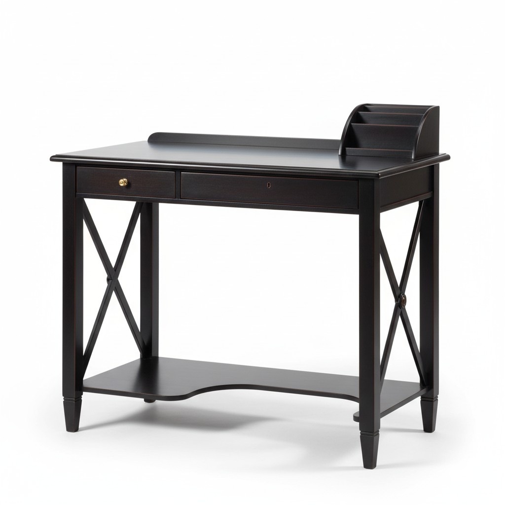 Schreibtisch Holz Büro Schreibtische Möbel Tisch Büro Computer Landhaus Echtholz