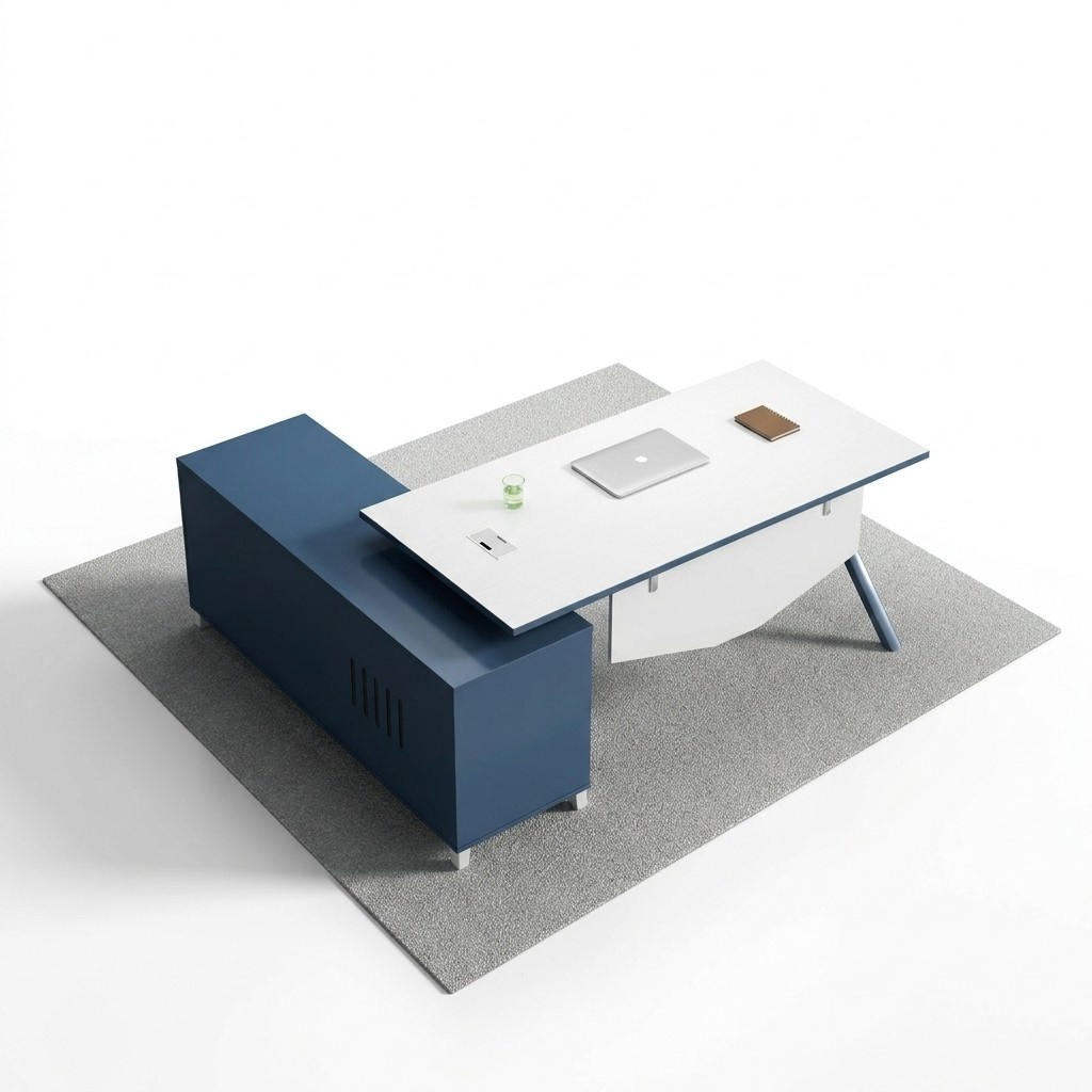 Schreibtisch mit Regal Home Office Büroeinrichtung Möbel Schreibtisch