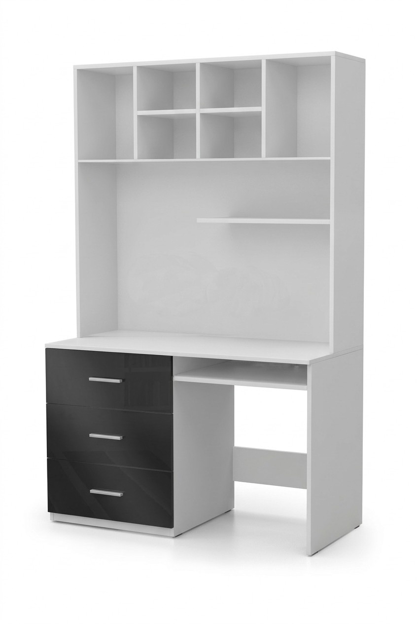 Schreibtisch Schwarz Tisch Büro Kinderzimmer Jugendzimmer Tische Neu Hochglanz