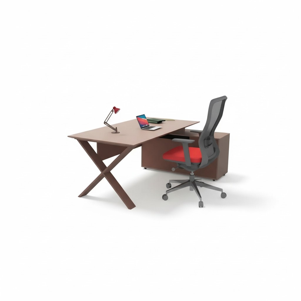 Schreibtische Büromöbel Eckschreibttisch Arbeitstische Holzmöbel Braun