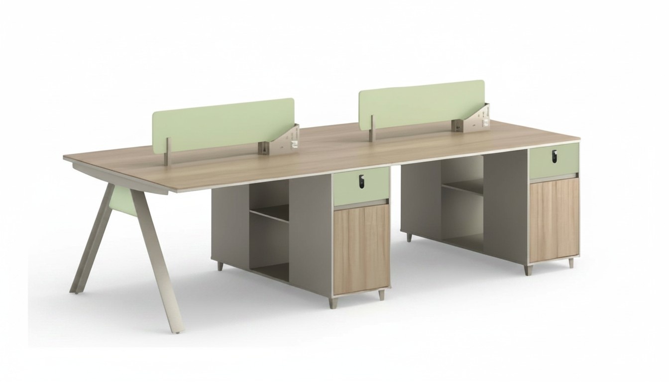 Schreibtische Team Schreibtisch Gruppenschreibtisch Arbeitsplatz 4 Personen