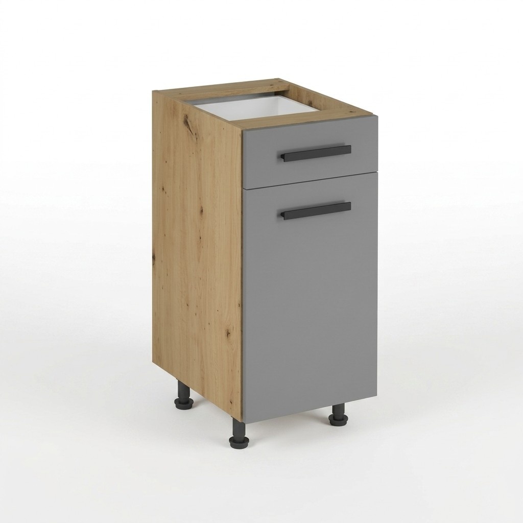 Schubladenschrank mit Fachböden Unterschrank Küchenschrank Einbauküche