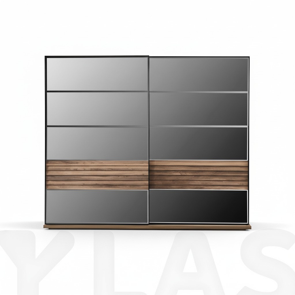 Schwarzer Kleiderschrank Moderne Schlafzimmer Möbel Schrank Holzschrank