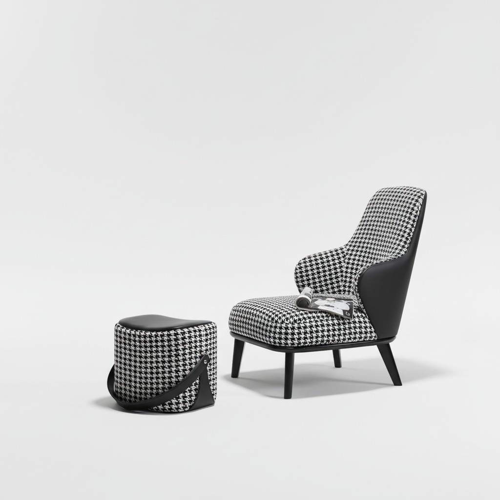 Sessel Design Couch Sofa Relax Stoff Lounge Luxus Fernseh Club Polster Sitzer