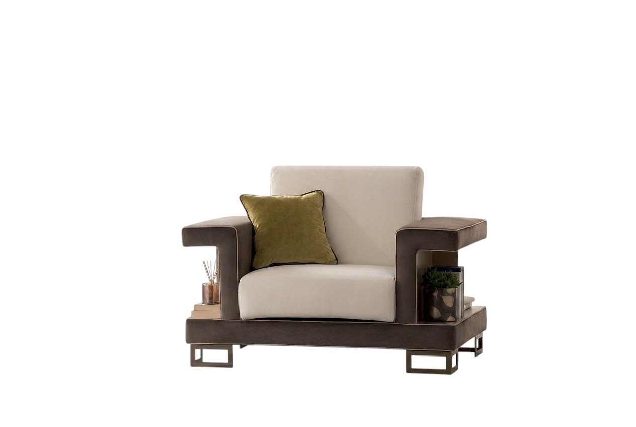 Sessel Design Stuhl Polster Club Neu Relax Stoff Textil Lounge Fernseh 1 Sitzer