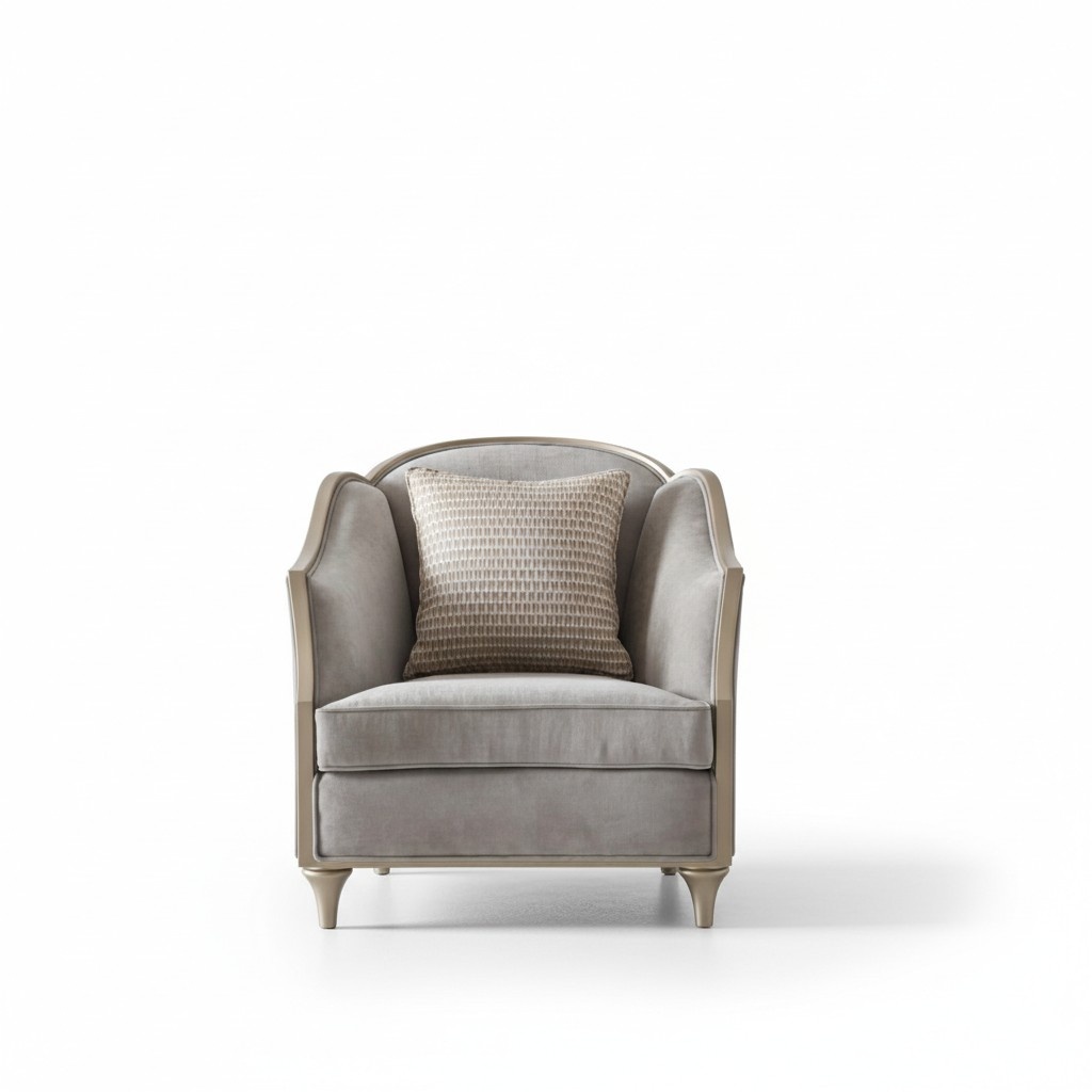 Sessel Hotel Polster Stühle Wohnzimmer Moderner Sessel italienischer Stil