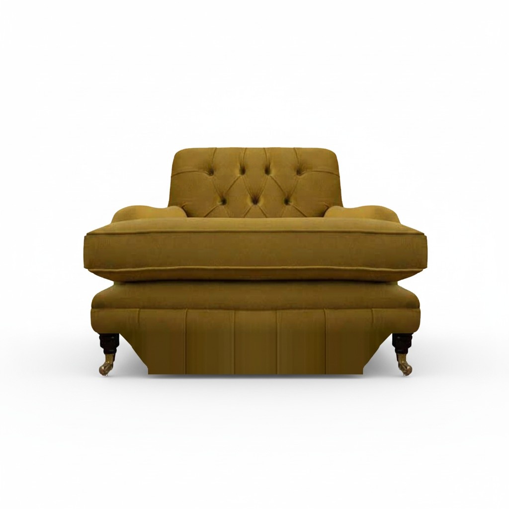 Sessel Neu Stoff Textil Möbel Sitz Polstermöbel Einrichtung Couch Chesterfield