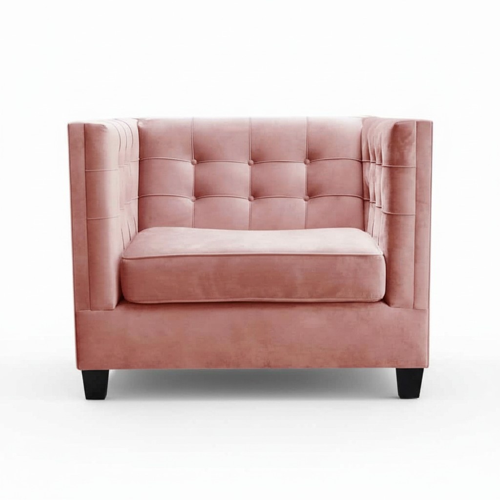 Sessel 4x Lounge Sessel Polstersessel Stuhl Wohnzimmer Restaurant Club