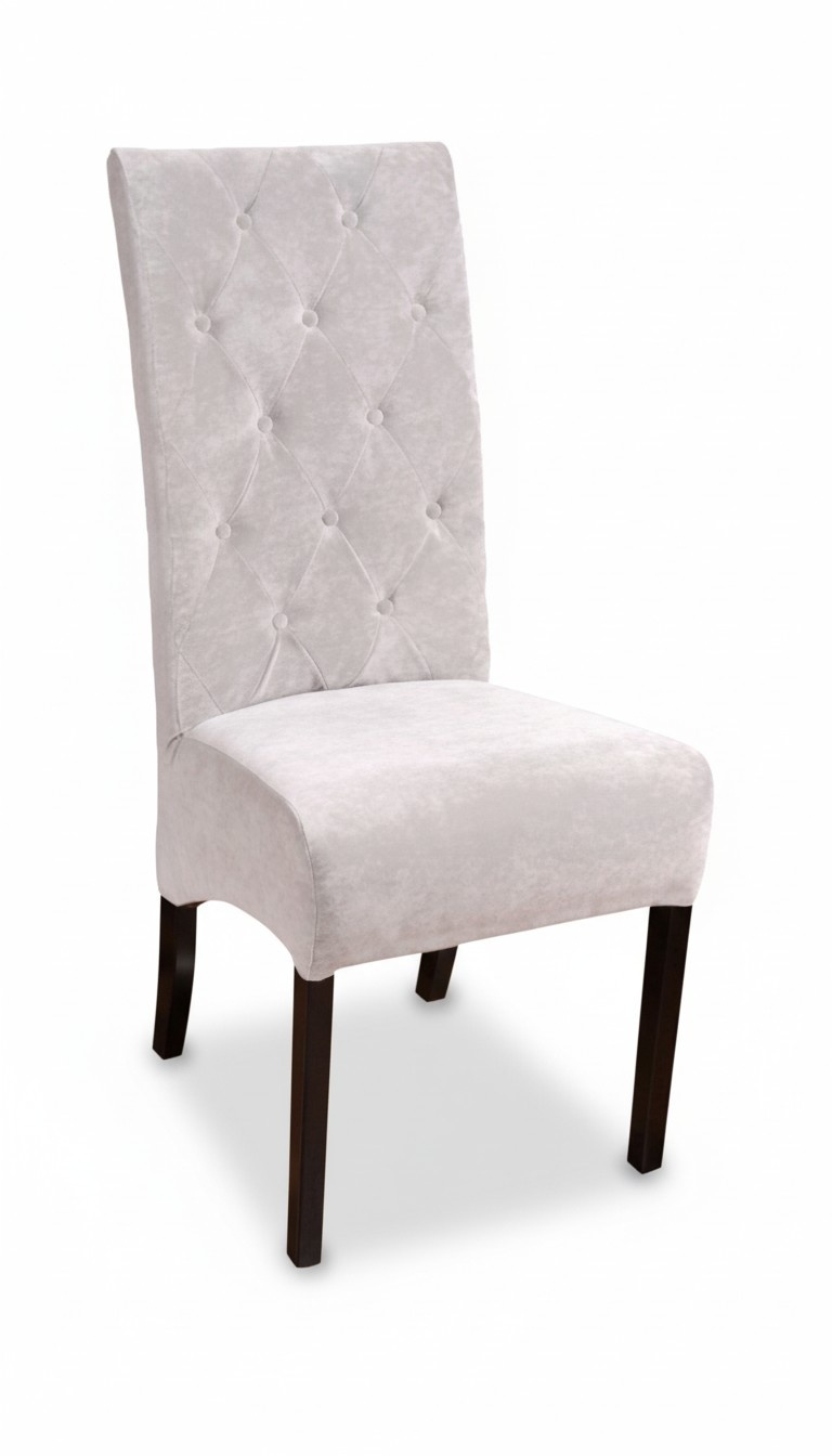 Set 2x Chesterfield Designer Massivholz Stuhl Esszimmerstuhl Designer Polster