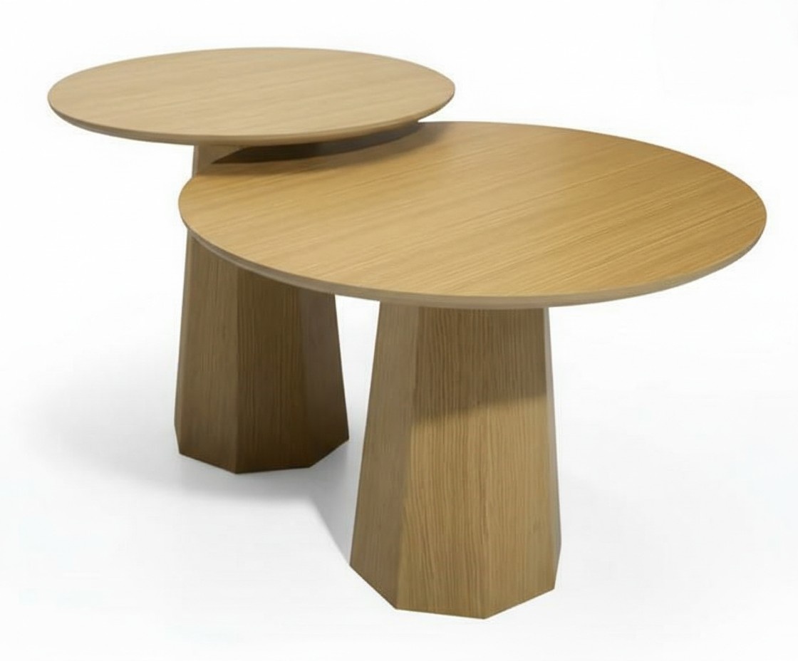 Set 2x Couchtische modernes Design stilvolle Möbel für ein elegantes Wohnzimmer