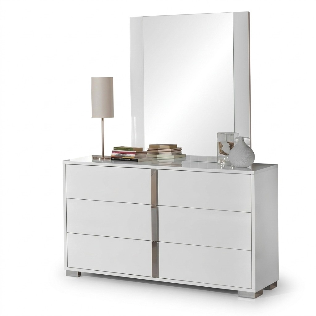 Set Kommode Spiegel Modern Kommoden Holz Design 2tlg. Schlafzimmer Garnitur Neu