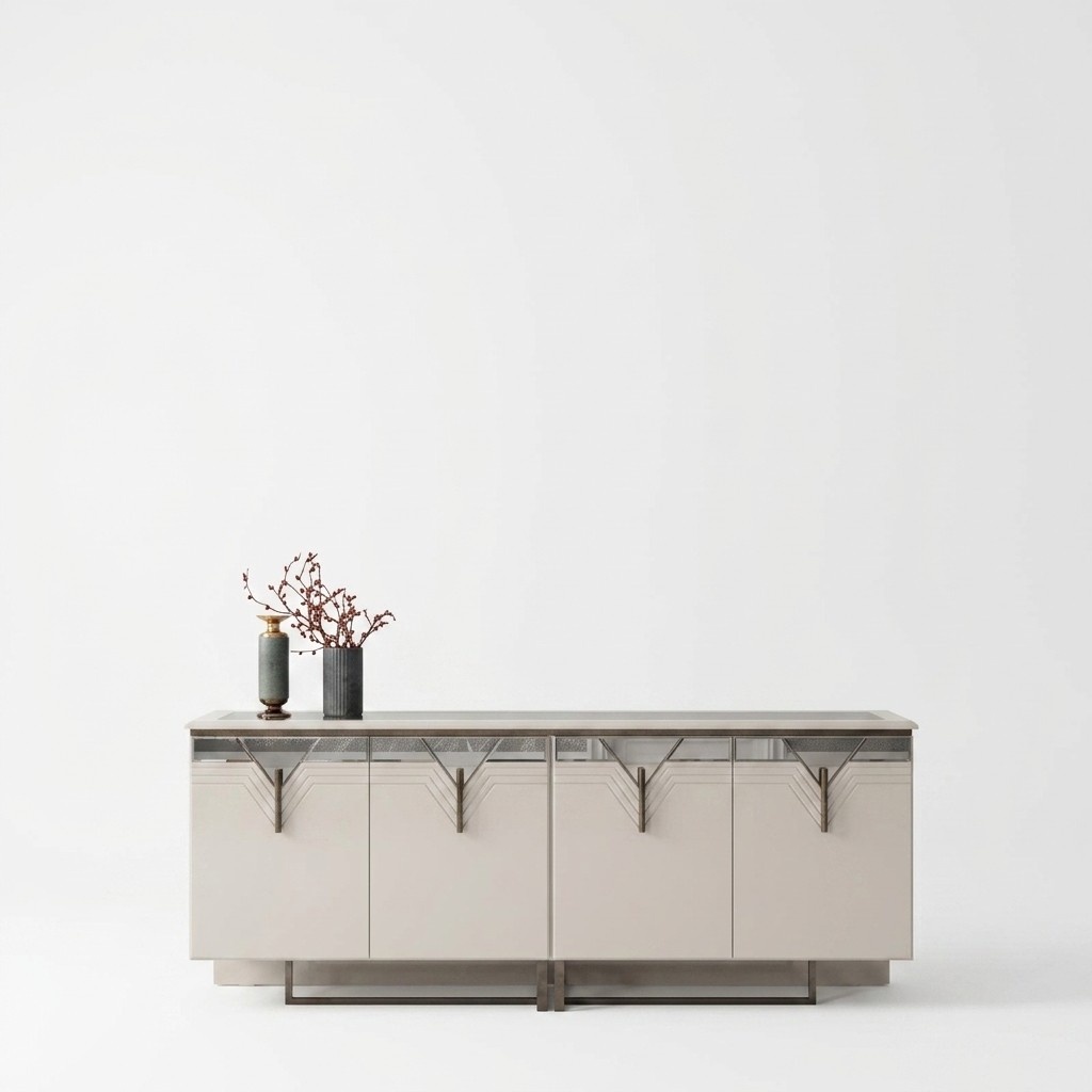 Sideboard Anrichte Holzschrank Kommode Schrank Holz Weiß Moderne