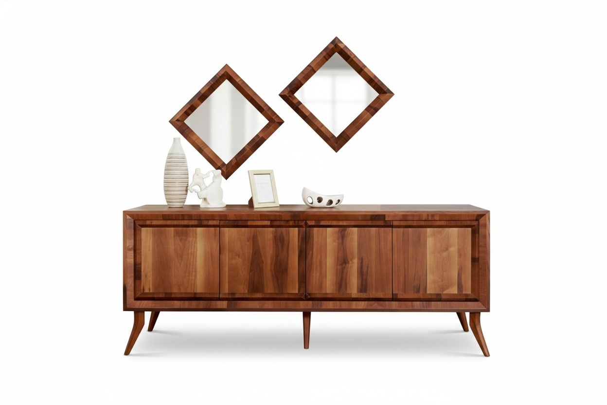 Sideboard Kommode Anrichte Sideboards Schrank Kommoden Braun Luxus xxl 200cm Neu