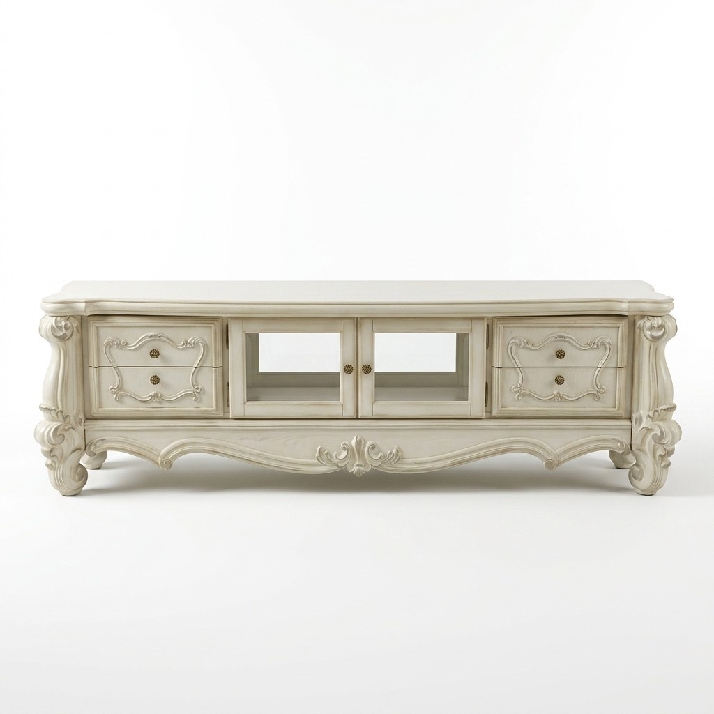 Sideboard TV Lowboard RTV Schrank Tisch Wohnzimmer Holz Klassisch
