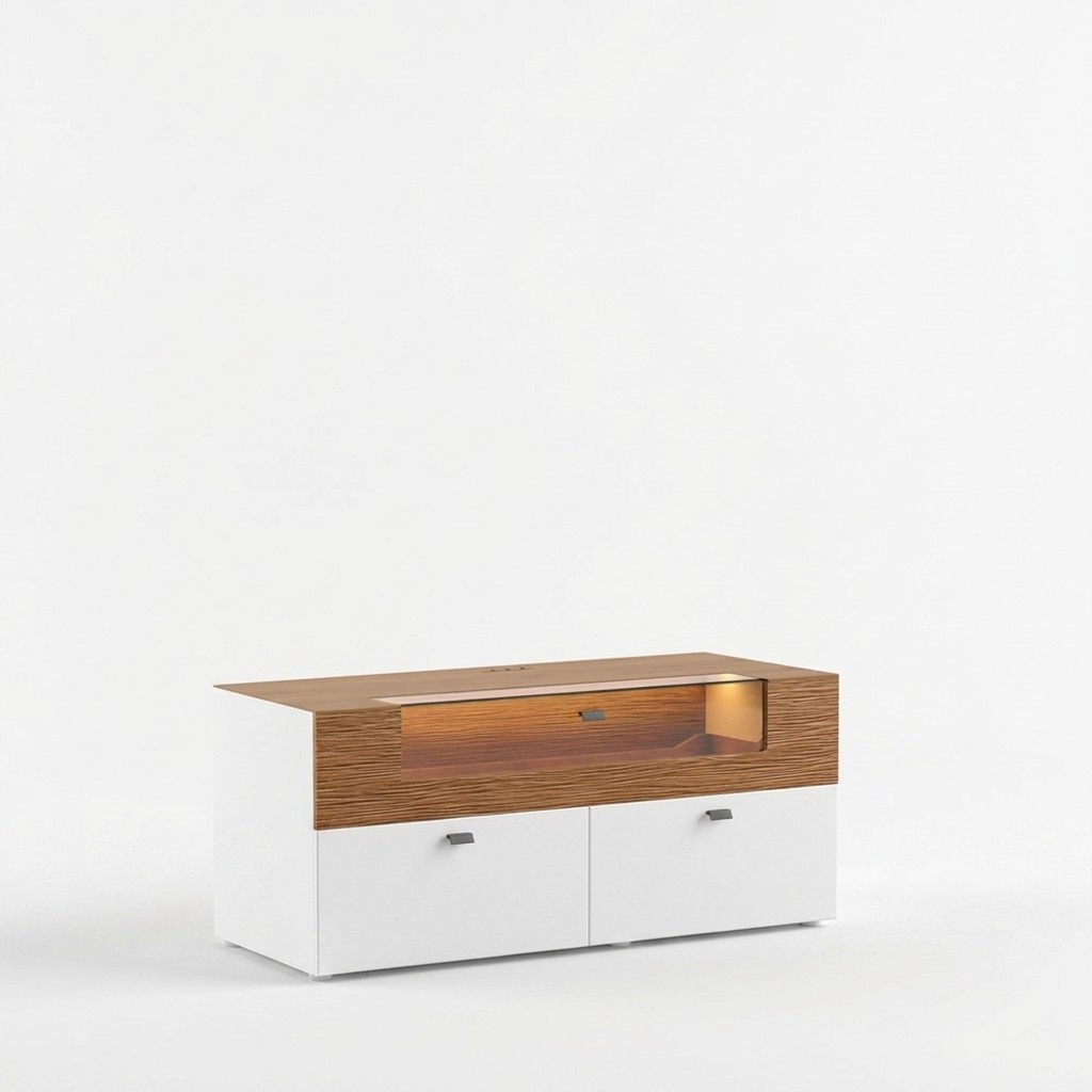 Sideboard TV Lowboard RTV xxl Schrank Tisch Moderner Wohnzimmer Holz