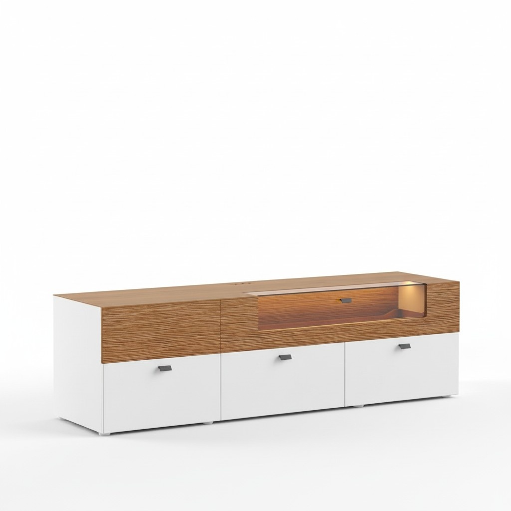 Sideboard TV Lowboard RTV XXL Schrank Tisch Wohnzimmer Holz Klassisch