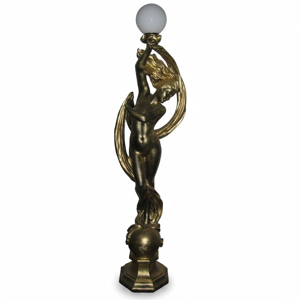 Skulptur Frau mit Schleier Figur Statuen Skulpturen Statue Kunststoff 172cm