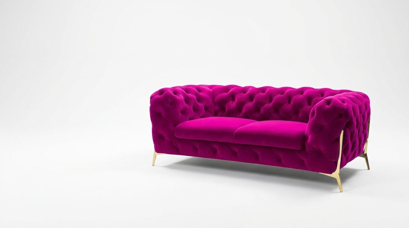 Sofa 2 Sitzer Klassische Chesterfield Sofas Couchen Polster Zweisitzer Sitz