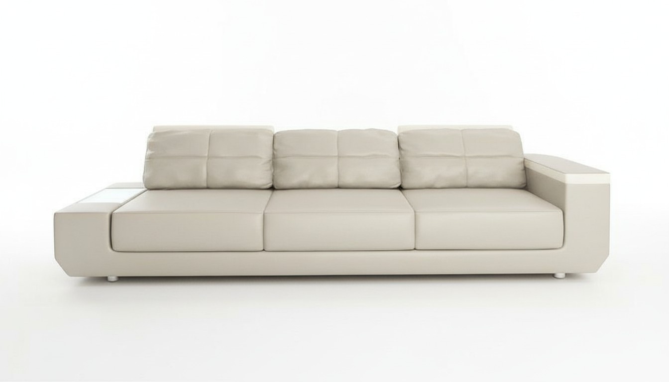 Sofa 3-er Sofas Luxus Kunstleder Couchen big Polster Designer Möbel Dreisitzer