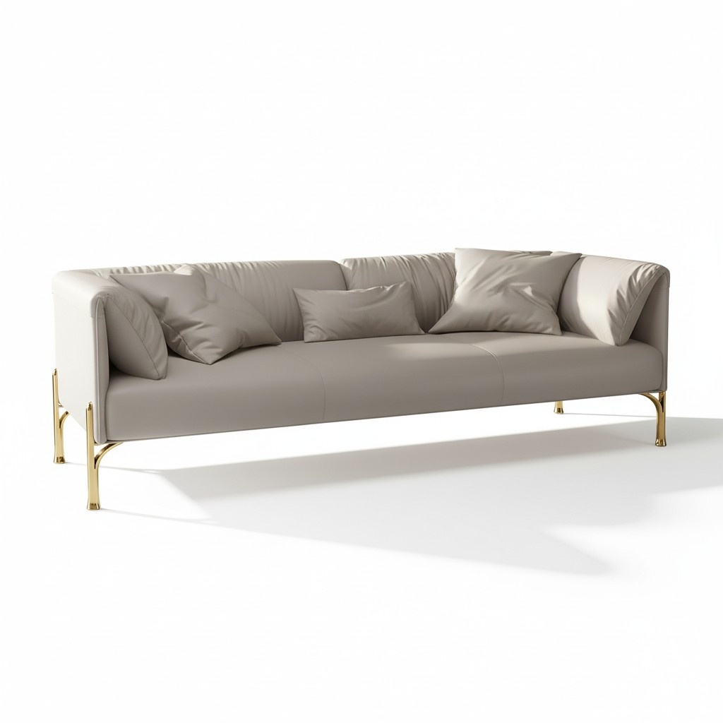 Sofa 3 Sitzer Klassisch Design Sofas Polster Leder Moderne Couchen