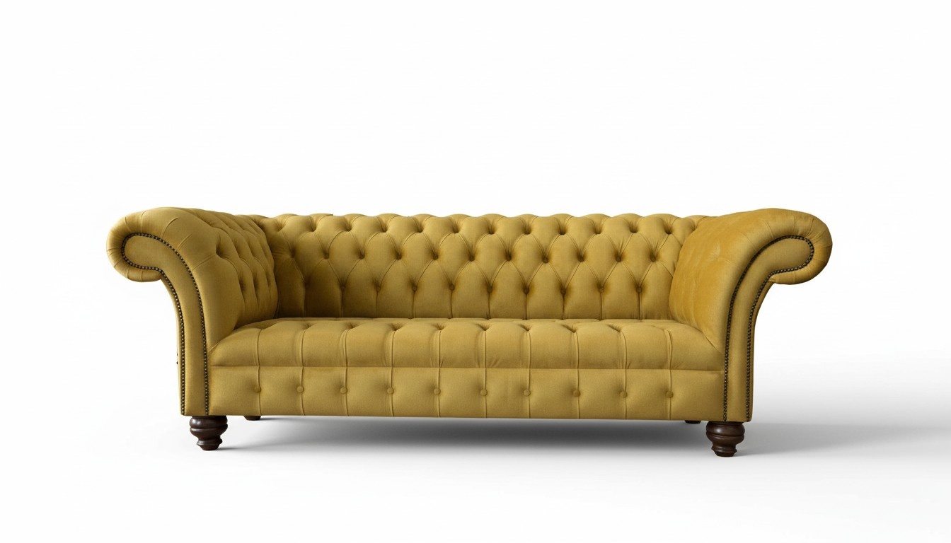 Sofa 3 Sitzer Sofas Sitz Couch Polster Chesterfield Couchen Dreisitzer Textil