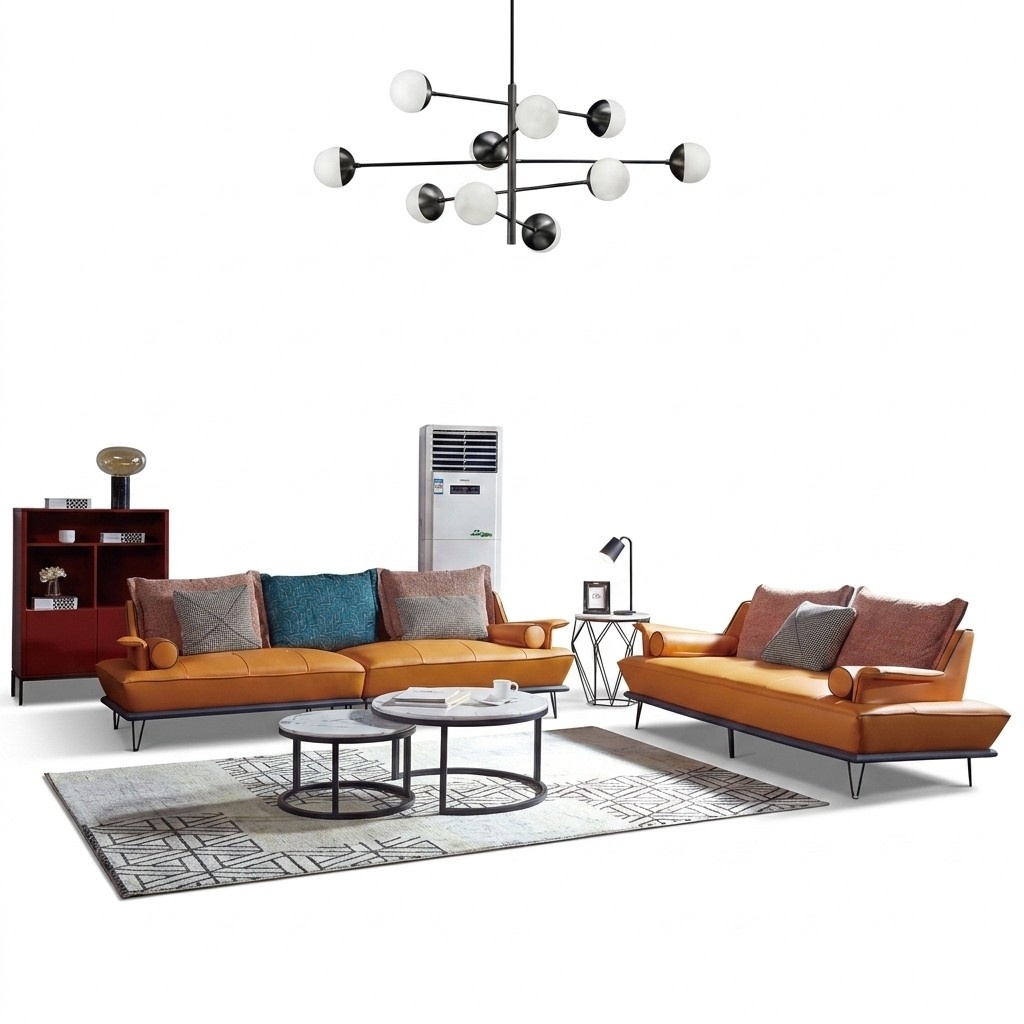 Sofa 4 Sitzer Big XXL Couch Sofas Couchen Wohnzimmer Design Viersitzer