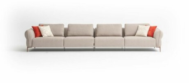 Sofa 6 Sitzer Polstersofa Luxus Wohnzimmer Modern Design Stil Neu