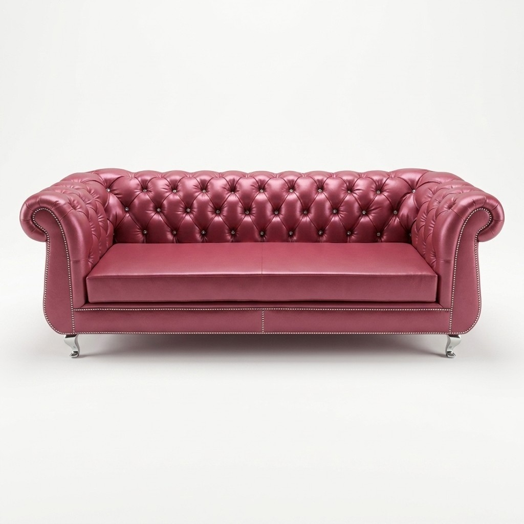 Sofa Chesterfield 4 Sitzer Luxus Sofas Ledersofa Wohnzimmer Couch