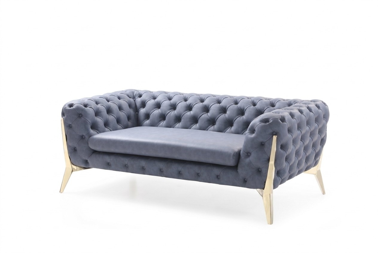 Sofa Chesterfield Couch Polster XXL Big Garnitur Textil 4+2 designer Couchen Neu