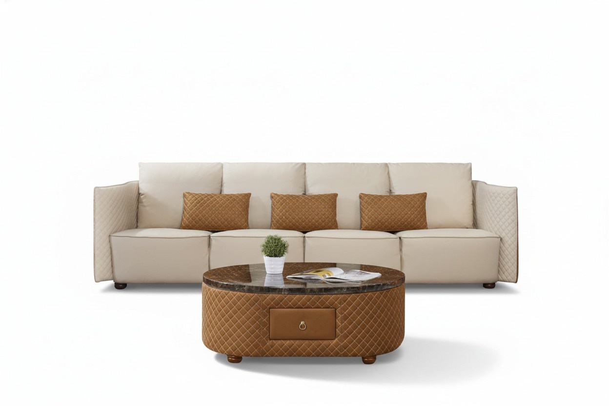 Sofa Couch 310cm Polster Sofas 5 Sitzer Textil big xxl Wohnzimmer Couchen