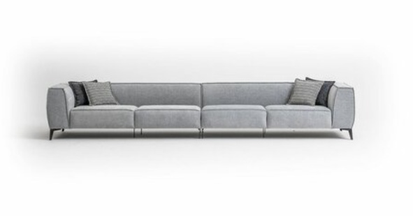 Sofa Couch Modern Wohnzimmer Sofas 6 Sitzer Möbel Textilsofa 420cm