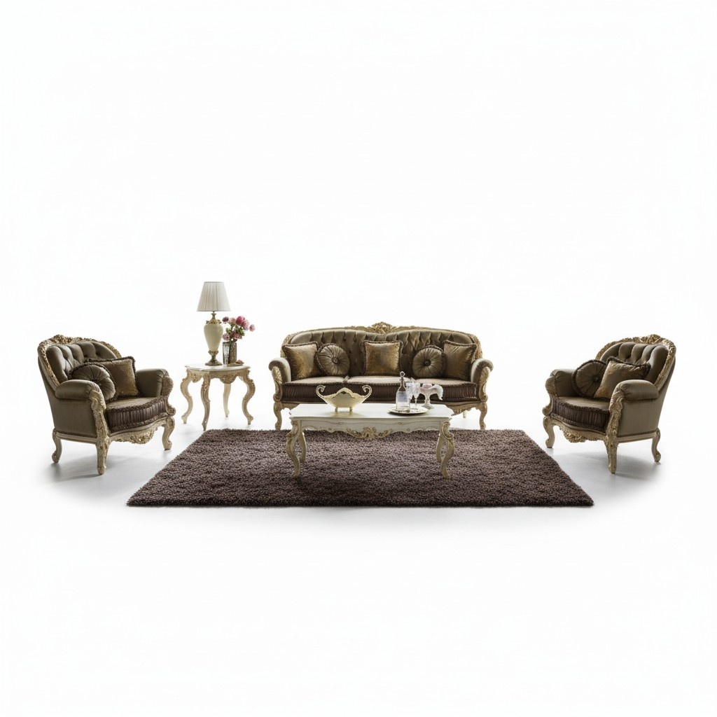 Sofa Couch Textil Polster Sitz 3+1+1 Sitzer Garnitur Design Couchen Sofas Neu