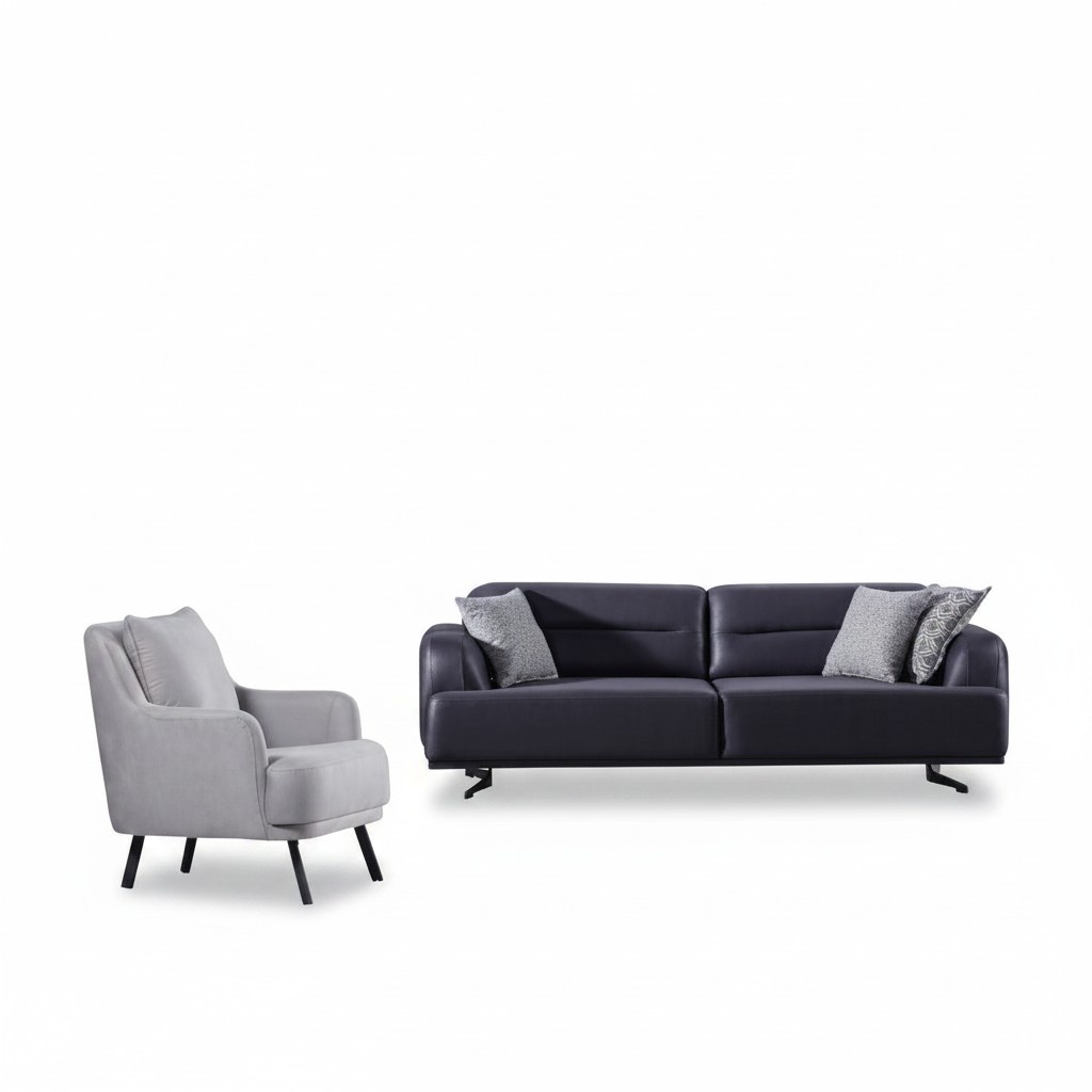 Sofa Couchgarnitur Sitzgruppe Sessel 2tlg Polsterkombination Garnitur Wohnzimmer
