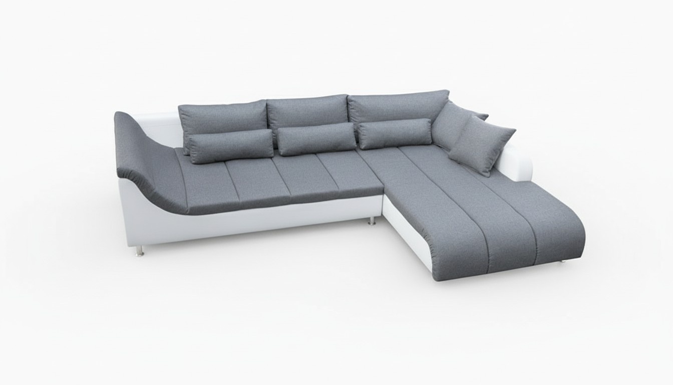 Sofa Designer Garnitur Ecksofa Couch Polster Ecke Sofas Textil Wohnlandschaft