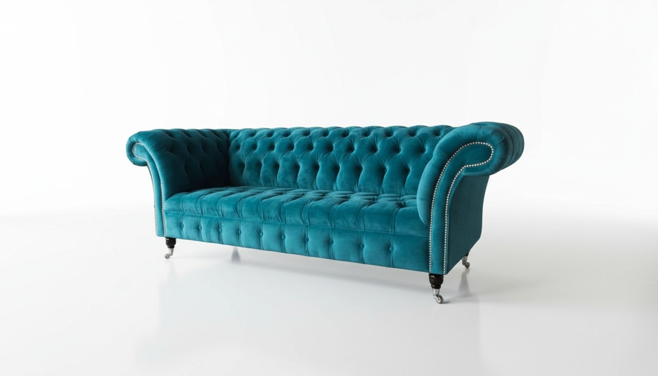 Sofa Dreisitzer Polster 3 Sitzer Sofas Design Luxus Möbel Textil Neu