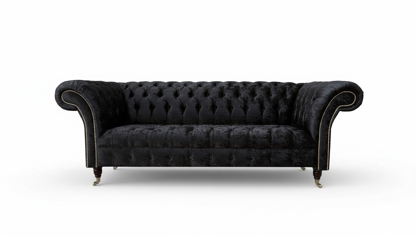 Sofa Luxus Textil Chesterfield Couch Sofas Polster Zweisitzer Couchen