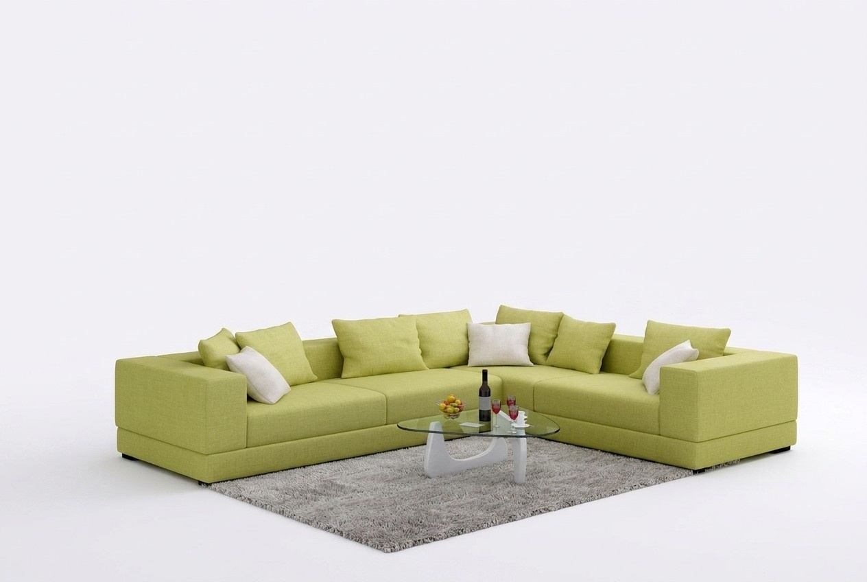 Sofa Modernes Polster Textil Couch Design Ecksofa Couchen Stoff