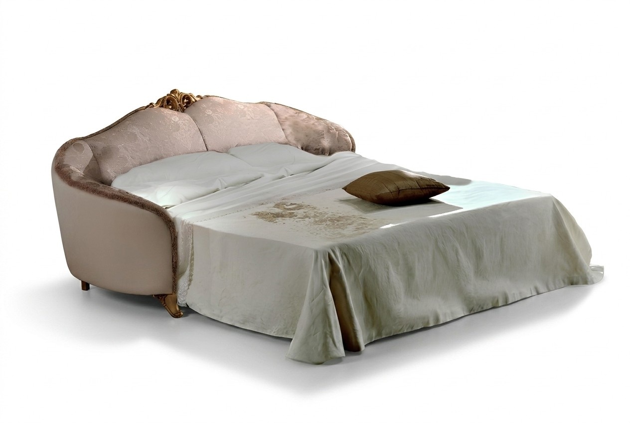 Sofa Schlafsofa Designer 3Sitzer Sofa mit Bettfunktion Couch Textil Sofa Polster