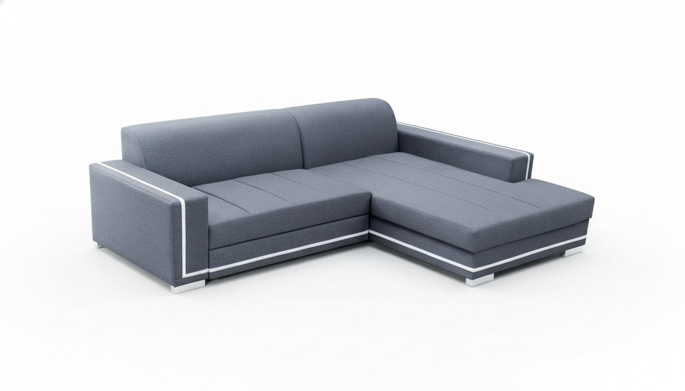 Sofa Schlafsofa Designer Sofa mit Bettfunktion + Bettkasten Ecksofa Couch NEU