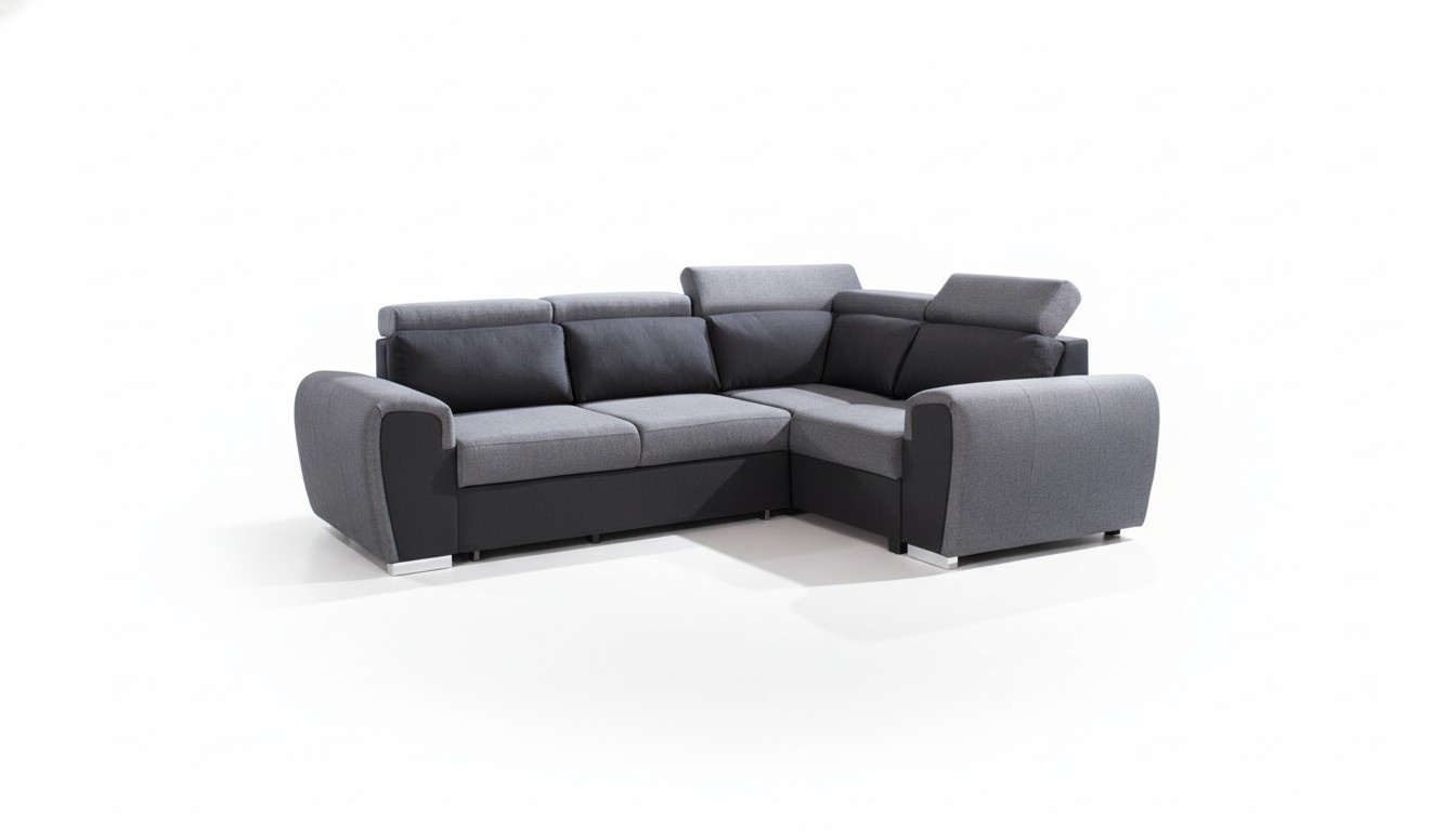 Sofa Schlafsofa Designer Sofa mit Bettfunktion - Bettkasten Ecksofa Couch