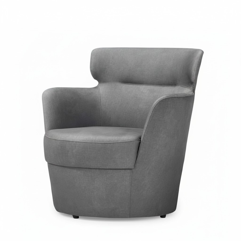Sofa Sessel Relaxsessel Polstersessel Couch Lounge Büro Hotel Club Grau