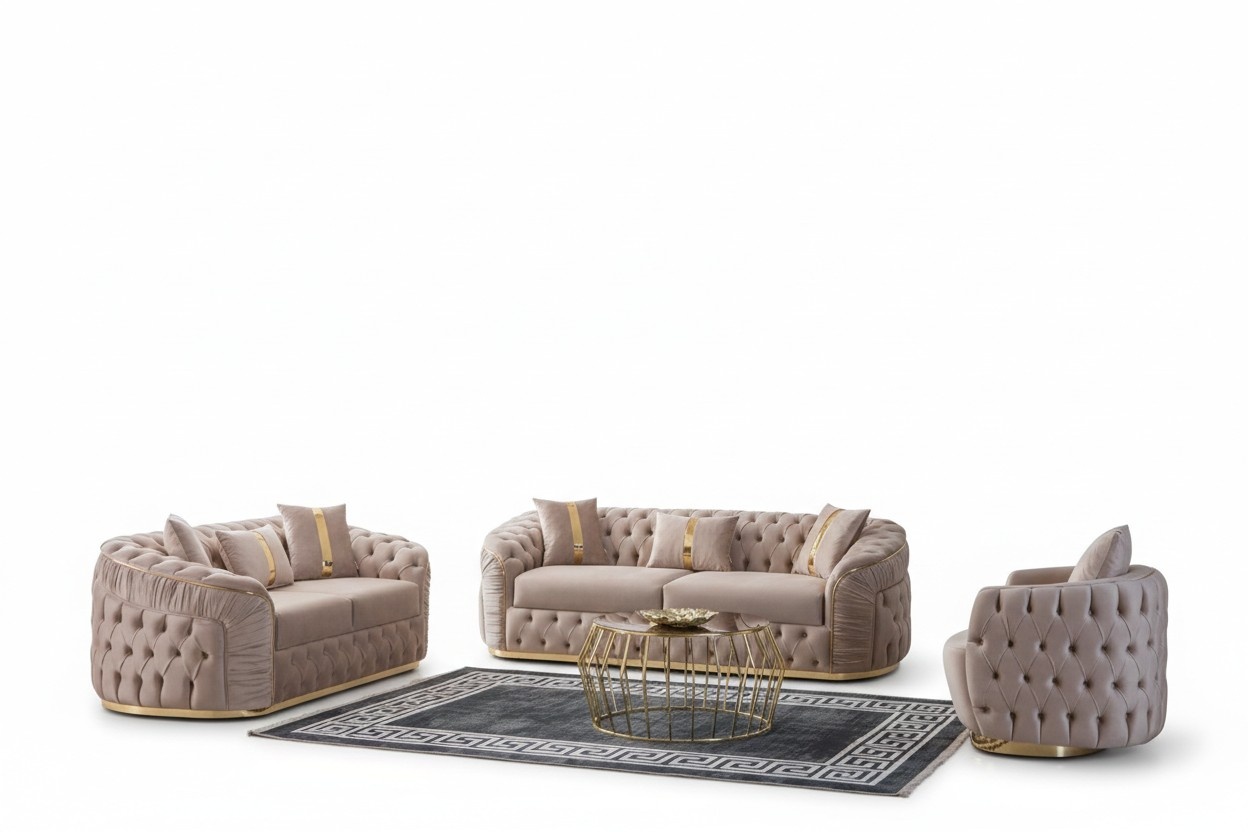 Sofa-Set im modernen Stil Inspiration in Linien und Texturen