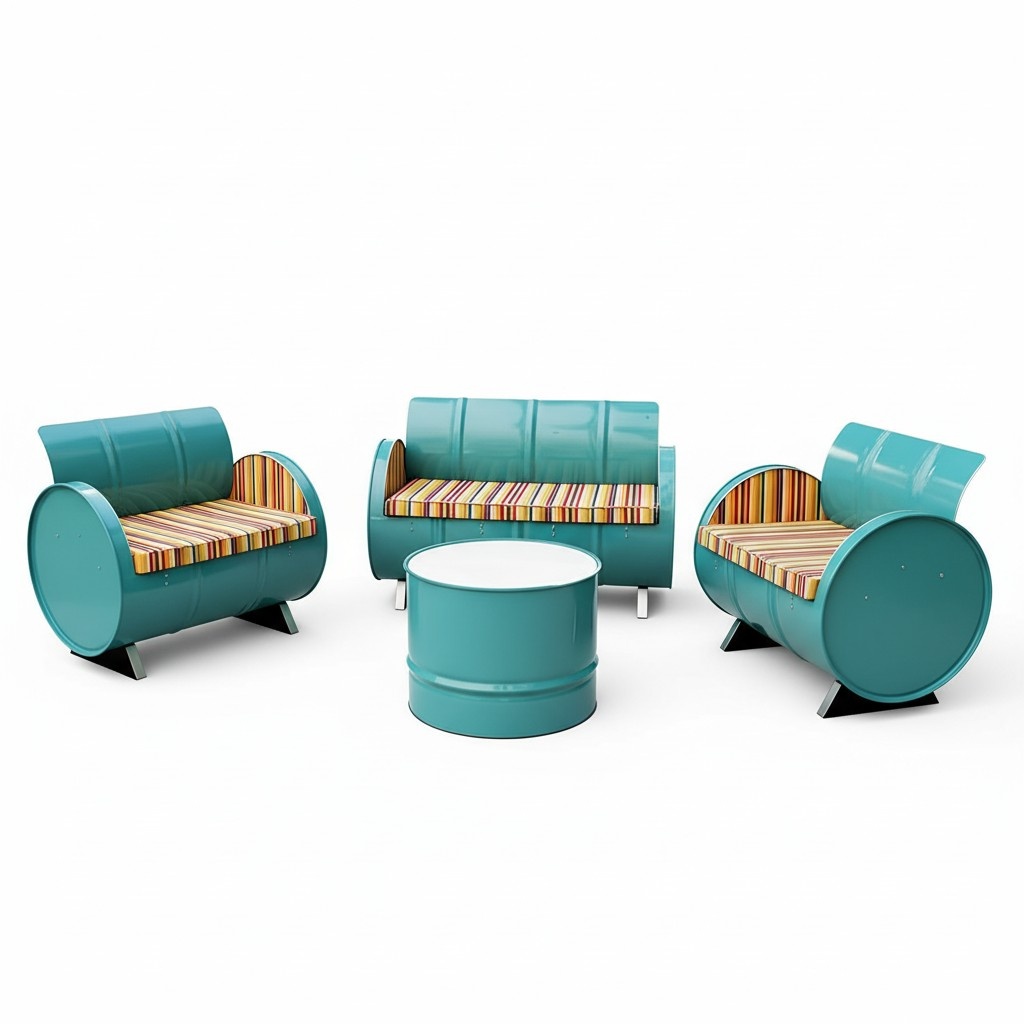 Sofa Set Industrielle Moderne Bank Eisen Textil Restaurant Bank Sofa Aluminium