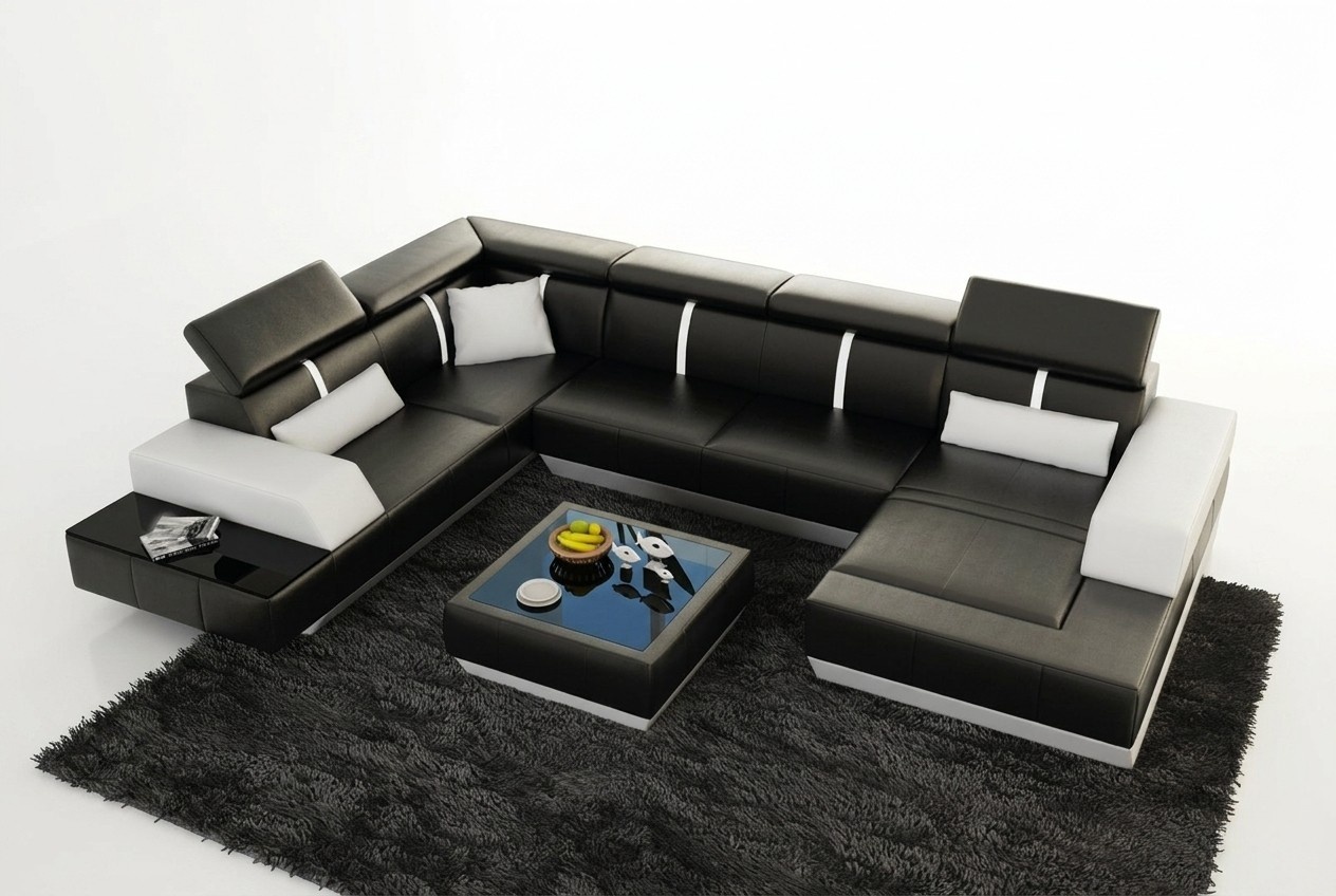Sofa Wohnlandschaft U Form Ecksofa Couch Garnitur Polster U Form