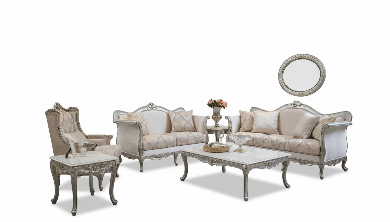 Sofagarnitur 3+1+1Sitzer Couchtisch Beistelltisch Garnitur Sessel Set 5tlg