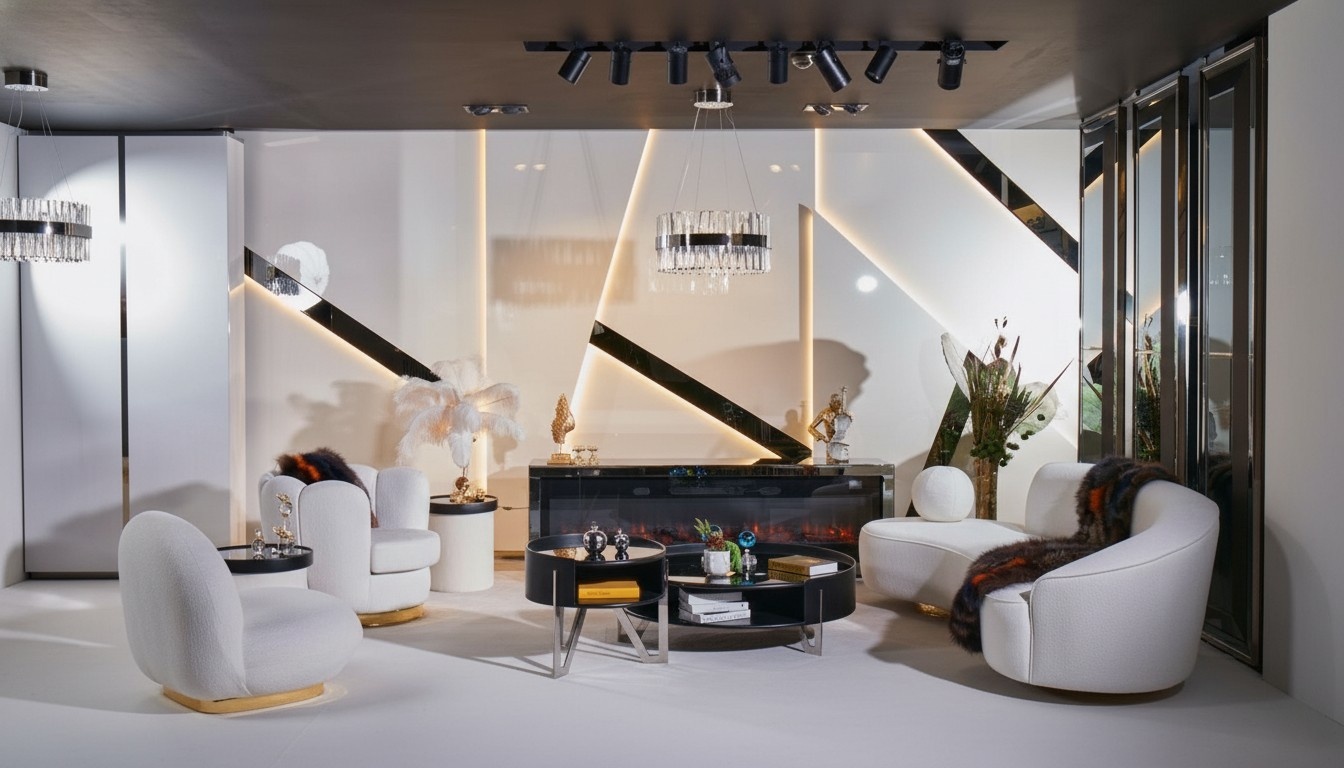 Sofagarnitur 3+1 Sitzer Luxus Garnitur Set Sofas Sessel Wohnzimmer Weiß